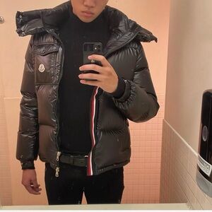 Moncler Glossy Black Puffer Jacket